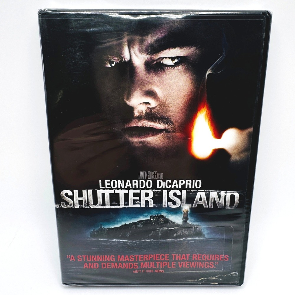 Shutter Island DVD Leonardo DiCaprio Martin Scorsese Psychological Thriller New